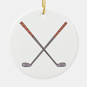 Golf Clubs Keramisch Ornament