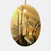 Golf Clubs Ornament (Voorkant)