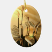 Golf Clubs Ornament (Achterkant)