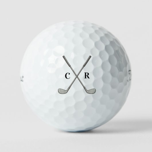 Golf Clubs Personalized Golfballen (Voorkant)