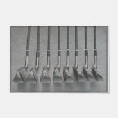 Golf Clubs Rug, Eenvoudige Golfspelers  Deurmat (Voorkant)