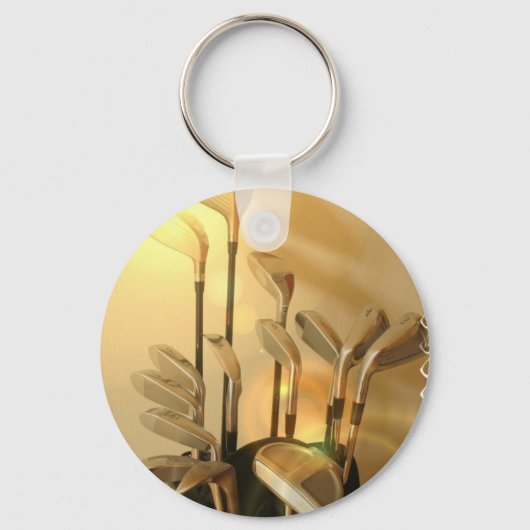 Golf Clubs Sleutelhanger (Voorkant)