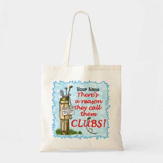 Golf Clubs Tote Bag (Voorkant)