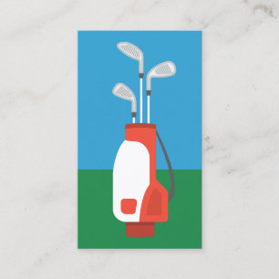 Golf Clubs Visitekaartjes - Rood Groen Blauw