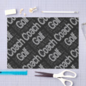 Golf Coach Extraordinaire Tissuepapier (Craft)