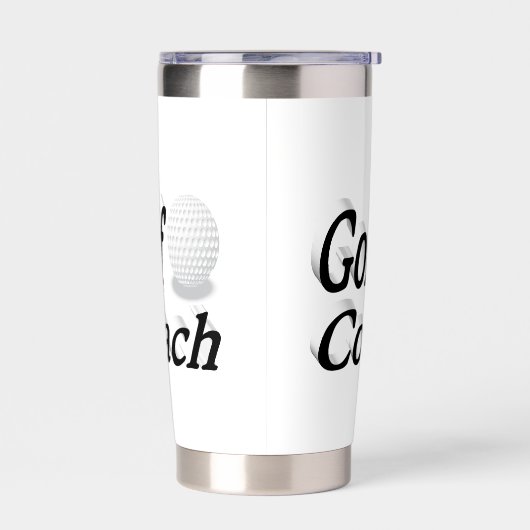 Golf Coach Geïsoleerde Drinkbeker (Links)