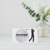 Golf Coach Golfer-visitekaartje Visitekaartje (Staand voorkant)