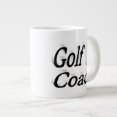Golf Coach halve tekst Giant Coffee Mok (Voorkant rechts)