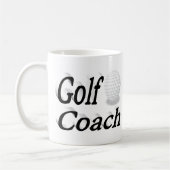 Golf Coach halve tekst Koffiekoffie Mok (Links)
