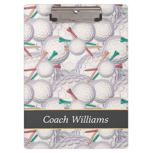 Golf Coach Klembord (Voorkant)