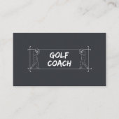 Golf Coach leraar lessen instructeur Visitekaartje (Voorkant)