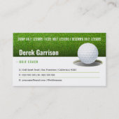 Golf Coach | Professionele Golf Instructor Lesson Visitekaartje (Voorkant)