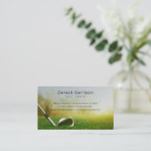 Golf Coach | Professionele Golf Instructor Lesson Visitekaartje (Staand voorkant)