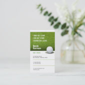 Golf Coach | Professionele Golf Instructor Lesson Visitekaartje (Staand voorkant)