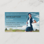 Golf Coach | Professionele Golf Instructor Lesson Visitekaartje (Voorkant)