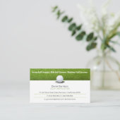 Golf Coach | Professionele Golf Instructor Lesson Visitekaartje (Staand voorkant)