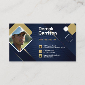 Golf Coach | Professionele Golf Instructor Lesson Visitekaartje