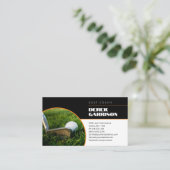 Golf Coach | Professionele Golf Instructor Lesson Visitekaartje (Staand voorkant)