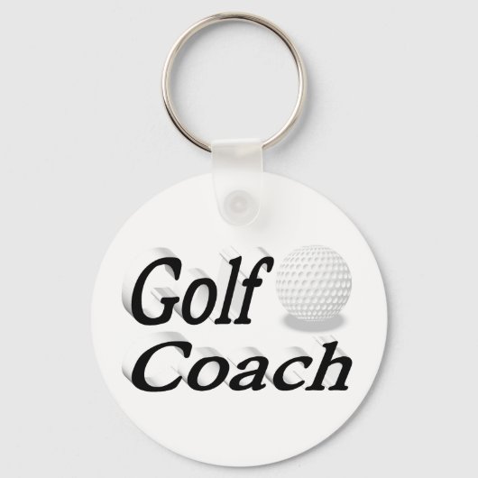 Golf Coach Sleutelhanger (Voorkant)