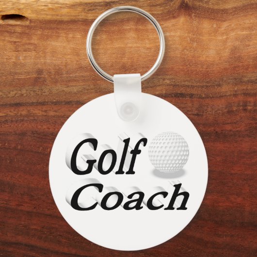 Golf Coach Sleutelhanger (Voorkant)