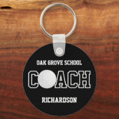 Golf Coach Sport Sleutelhanger (Voorkant)