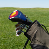 Golf Colorado & Colorado Flag/Golf Clubs Hoesjes Golfheadcover (Insitu)