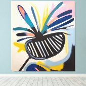 Golf Compositie - Grote schilderij Canvas Print (Insitu (Houten vloer))