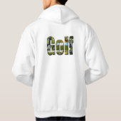 Golf Composition Afbeelding Logo, Hoodie (Achterkant)