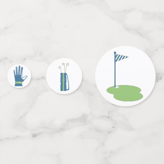 Golf Confetti (Voorkanten)