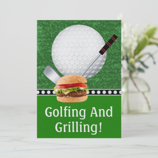 Golf Cookout Event - SRF Kaart (Staand voorkant)