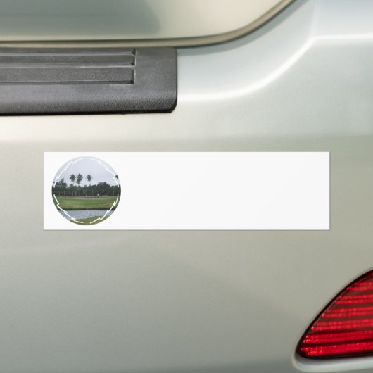 Golf Country Club Bumpersticker (Op auto)