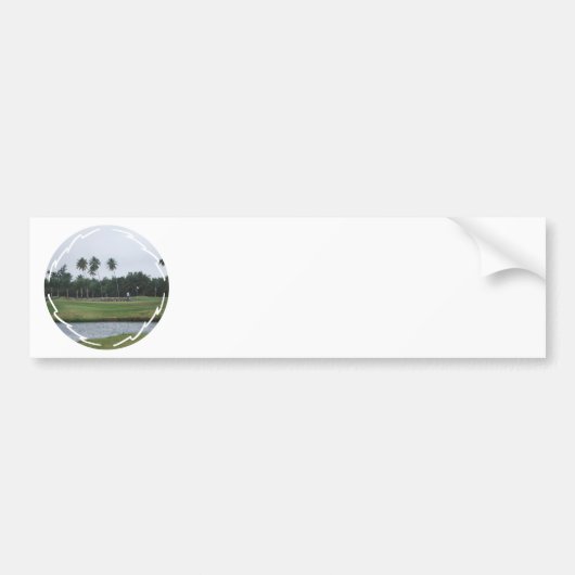 Golf Country Club Bumpersticker (Voorkant)