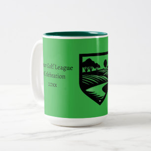 Golf Country Club Gepersonaliseerd Logo Mok