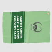 Golf Country Club Towel met Club Logo Golfhanddoek (Horizontaal)