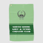 Golf Country Club Towel met Club Logo Golfhanddoek (Voorkant)