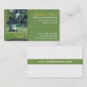 Golf Country Club Visitekaartje (Voorkant / Achterkant)