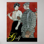 Golf Couple Print (Voorkant)