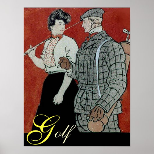 Golf Couple Print (Voorkant)