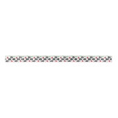 Golf Couple Satin Ribbon in White Satijnen Lint (Voorkant)