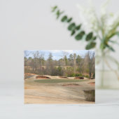golf course briefkaart (Staand voorkant)