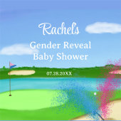 Golf Course Bunker Gender onthulling Baby shower Papieren Bekers