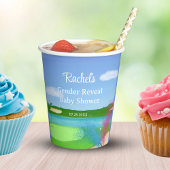 Golf Course Bunker Gender onthulling Baby shower Papieren Bekers