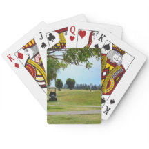Golf Course, Cart & Golfer-speelkaarten