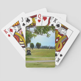 Golf Course, Cart & Golfer-speelkaarten Pokerkaarten