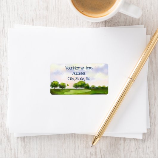 Golf Course Etiket (Insitu)