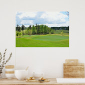Golf Course Fairway Poster (Keuken)