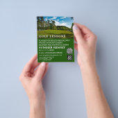 Golf Course, GoIf Lesson Adverteren Flyer (Hand)