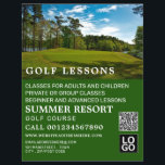 Golf Course, GoIf Lesson Adverteren Flyer<br><div class="desc">Golfcursus,  GoIf les Adverteren broers door de winkel van het Visitekaartje.</div>