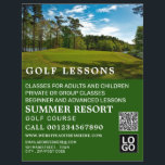 Golf Course, GoIf Lesson Adverteren Flyer<br><div class="desc">Golfcursus,  GoIf les Adverteren broers door de winkel van het Visitekaartje.</div>