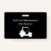 Golf Course Golf Car Maintenance Crew Badges (Voorkant)